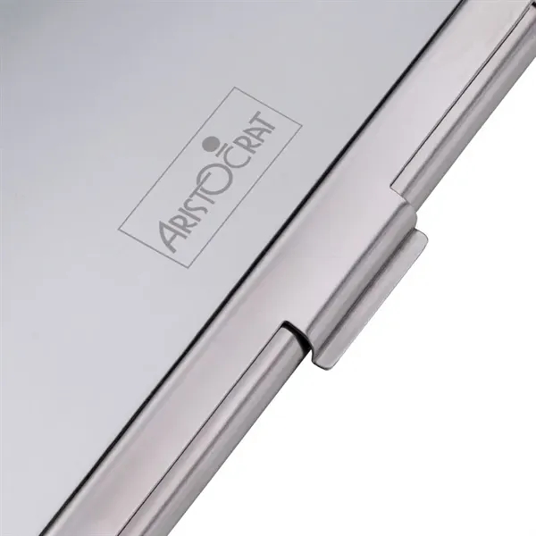 0.44" x 2.5" x 3.75" two-tone metal business card case with... from ASI 67866 Logomark/Valumark