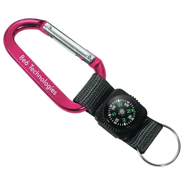 Busbee Carabiner with Compass... from ASI 67866 Logomark/Valumark / Valumark™