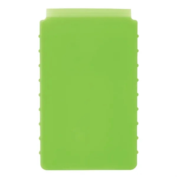 0.5" x 4" x 2.38" silicone business card case with thumb... from ASI 67866 Logomark/Valumark / Valumark™
