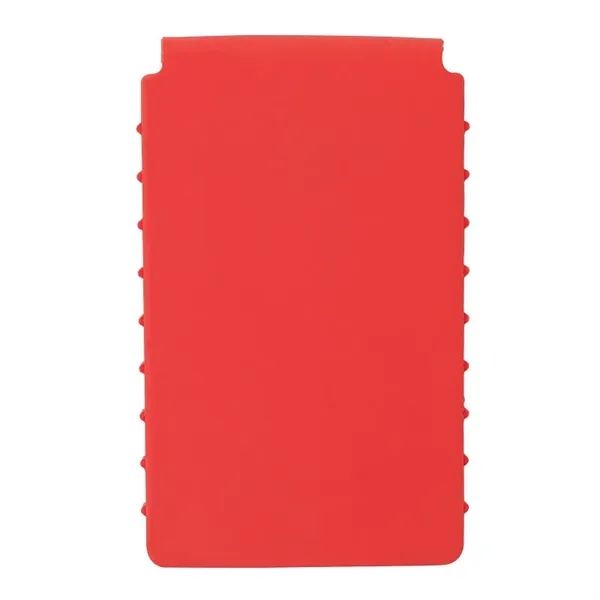 0.5" x 4" x 2.38" silicone business card case with thumb... from ASI 67866 Logomark/Valumark / Valumark™