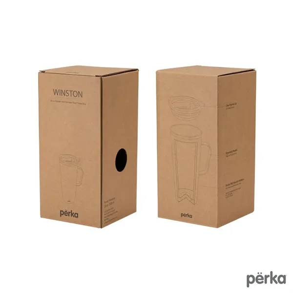 Perka® Winston 28 oz. Double Wall, Stainless Steel Travel...... from ASI 67866 Logomark/Valumark