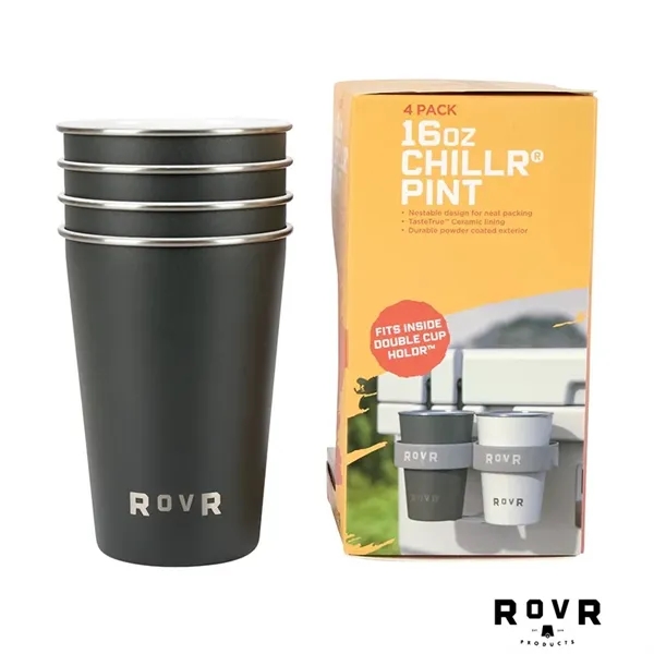 RovR® Pack of 4, 16 oz. Single Wall Beer Pints... from ASI 67866 Logomark/Valumark