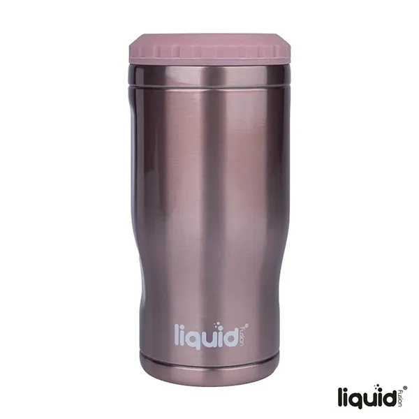 Liquid Fusion® Icy Bev Kooler® 4-In-1 Double Wall Stainle...... from ASI 67866 Logomark/Valumark