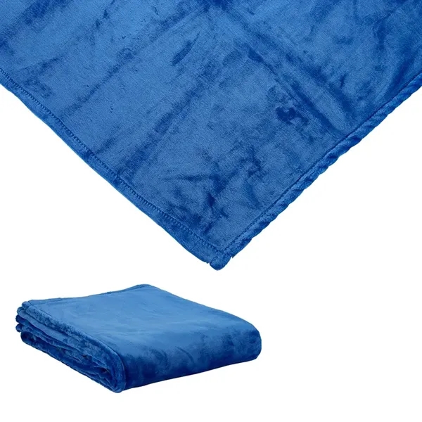 Montreal 60" x 72" Mink Touch Luxury Blanket... from ASI 67866 Logomark/Valumark