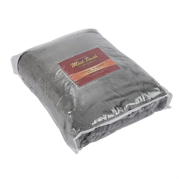 Montreal 60" x 72" Mink Touch Luxury Blanket... from ASI 67866 Logomark/Valumark