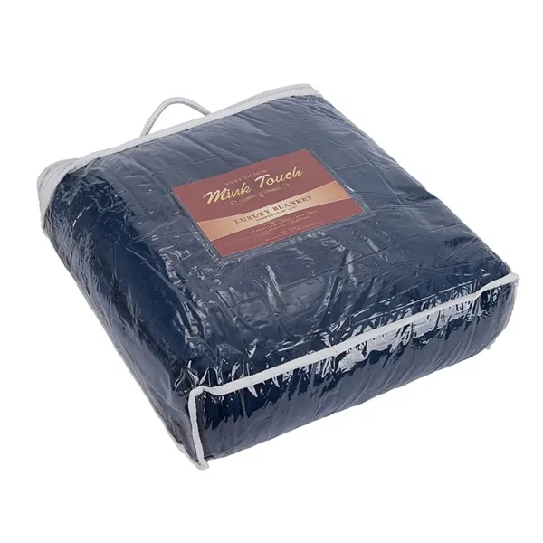 Montreal 60" x 72" Mink Touch Luxury Blanket... from ASI 67866 Logomark/Valumark