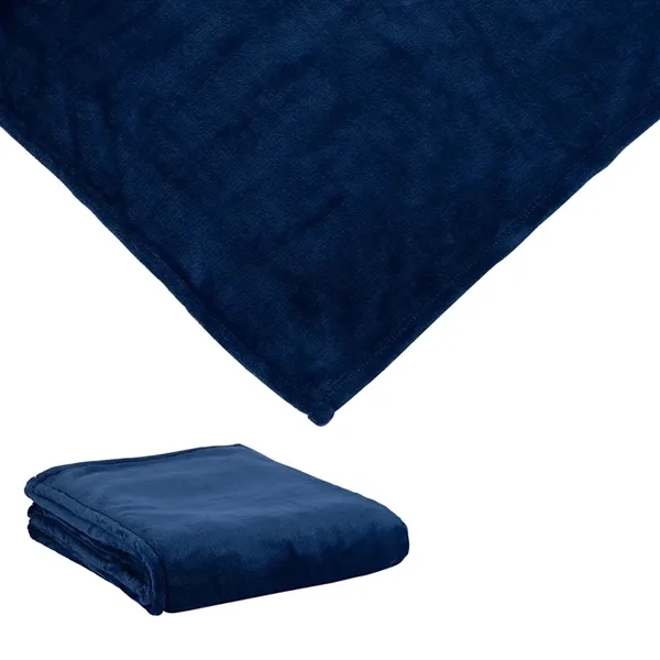 Montreal 60" x 72" Mink Touch Luxury Blanket... from ASI 67866 Logomark/Valumark