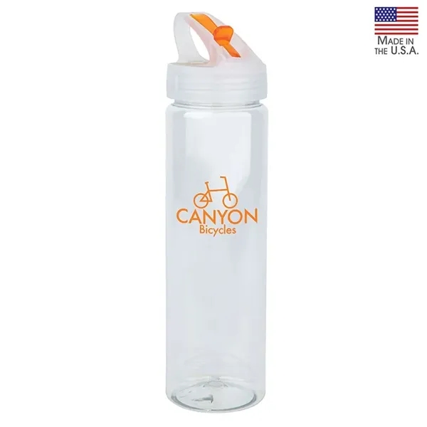 NEWPORT II 25 oz. PET Bottle with Flip Spout... from ASI 67866 Logomark/Valumark