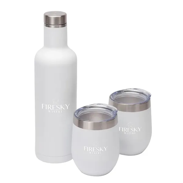 Bliss gift set with stainless steel 750ml bottle and pair of... from ASI 67866 Logomark/Valumark