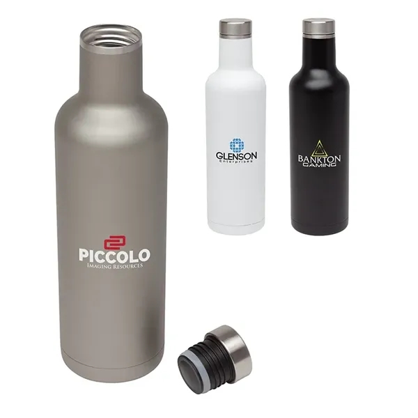 Bliss gift set with stainless steel 750ml bottle and pair of... from ASI 67866 Logomark/Valumark