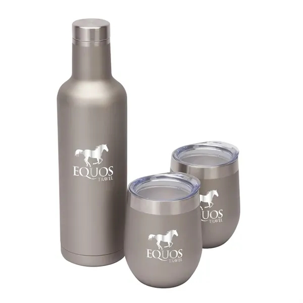 Bliss gift set with stainless steel 750ml bottle and pair of... from ASI 67866 Logomark/Valumark