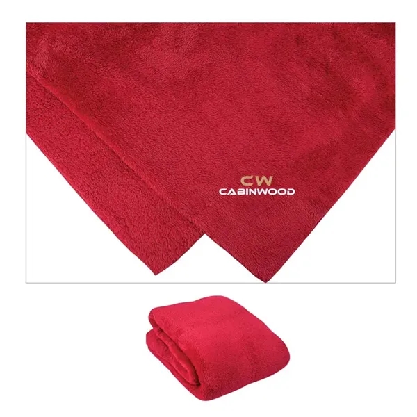 Shetland Sherpa 50 x 60 Reversible Blanket... from ASI 67866 Logomark/Valumark