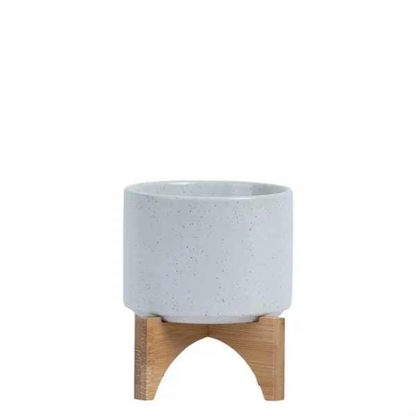 Saratoga Ceramic Flower Pot... from ASI 67866 Logomark/Valumark