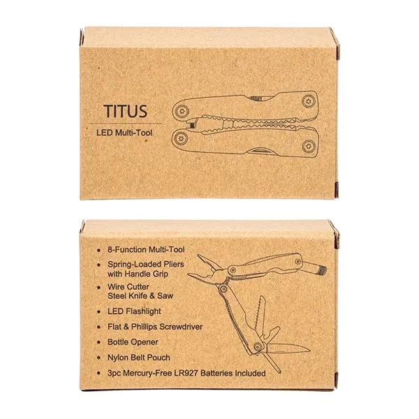 Titus LED Multi-Plier Tool... from ASI 67866 Logomark/Valumark