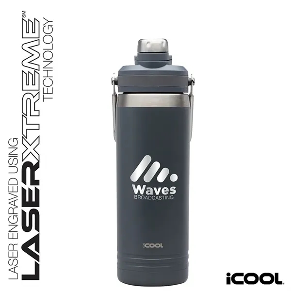 iCOOL® Lakewood 24 oz. Double Wall, Stainless Steel Bottle.... from ASI 67866 Logomark/Valumark