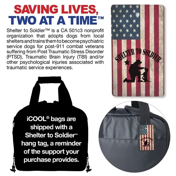 iCOOL® Estes 24-Can Duffel Cooler... from ASI 67866 Logomark/Valumark