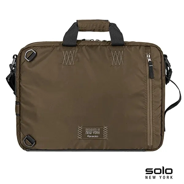 3.38" x 13.56" x 17.31" briefcase-backpack hybrid; includes tablet pocket and... from ASI 67866 Logomark/Valumark