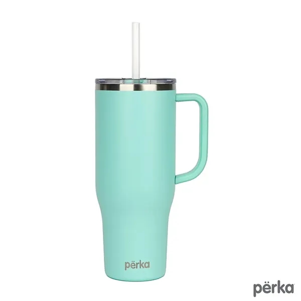 Perka® Kempton 40 oz. Double Wall, Stainless Steel Travel...... from ASI 67866 Logomark/Valumark