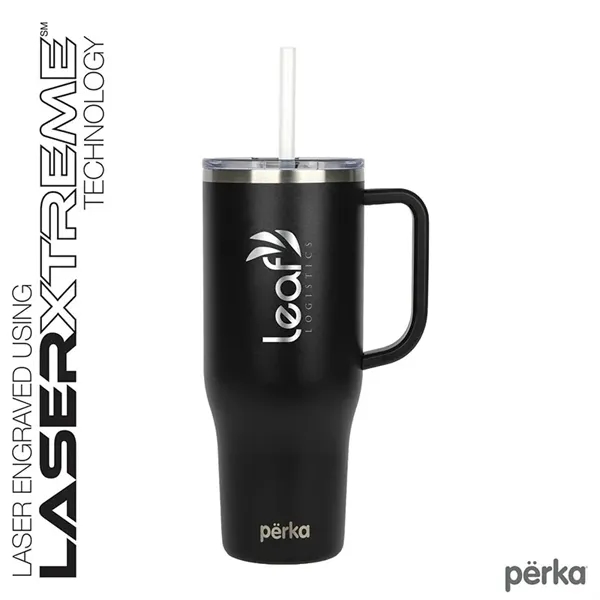 Perka® Kempton 40 oz. Double Wall, Stainless Steel Travel...... from ASI 67866 Logomark/Valumark