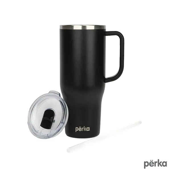Perka® Kempton 40 oz. Double Wall, Stainless Steel Travel...... from ASI 67866 Logomark/Valumark