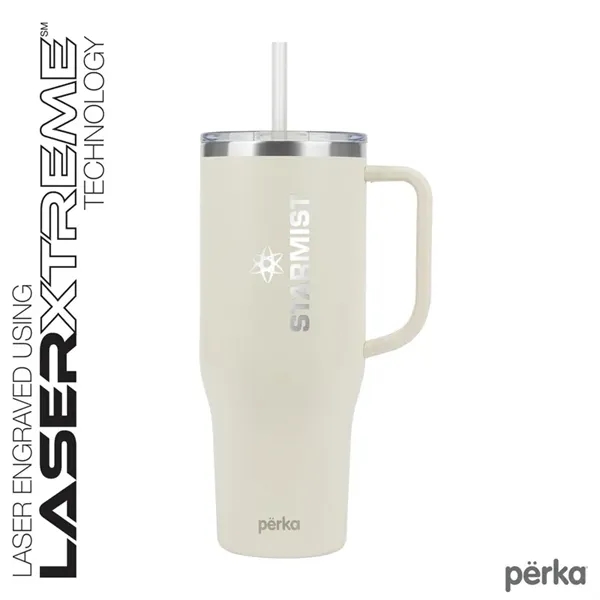 Perka® Kempton 40 oz. Double Wall, Stainless Steel Travel...... from ASI 67866 Logomark/Valumark
