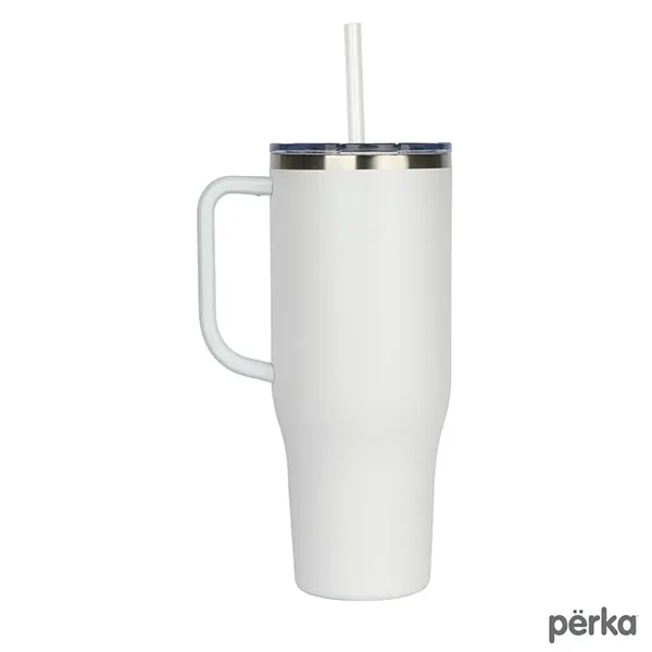 Perka® Kempton 40 oz. Double Wall, Stainless Steel Travel...... from ASI 67866 Logomark/Valumark