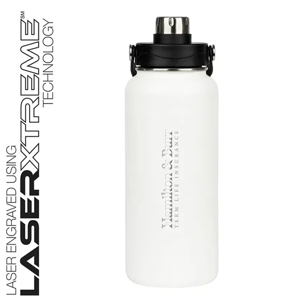 Neptune 34 oz. Double Wall Stainless Steel Water Bottle... from ASI 67866 Logomark/Valumark
