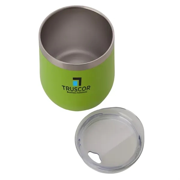 3.25" x 4.5" x 3.25" Aria 12 ounce double wall stainless... from ASI 67866 Logomark/Valumark