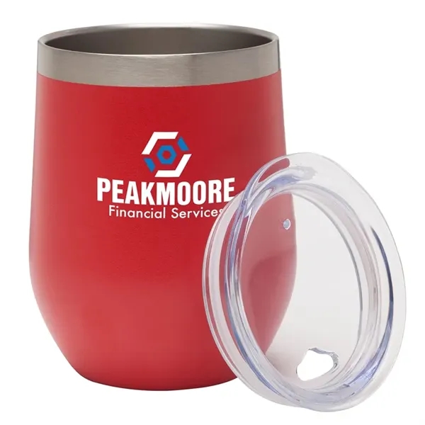 3.25" x 4.5" x 3.25" Aria 12 ounce double wall stainless... from ASI 67866 Logomark/Valumark