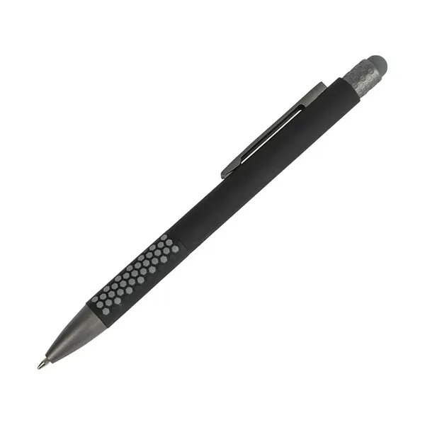 Carnaby Plunge-Action Ballpoint / Stylus... from ASI 67866 Logomark/Valumark