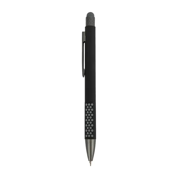 Carnaby Plunge-Action Ballpoint / Stylus... from ASI 67866 Logomark/Valumark