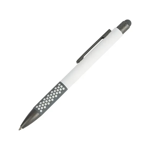 Carnaby Plunge-Action Ballpoint / Stylus... from ASI 67866 Logomark/Valumark