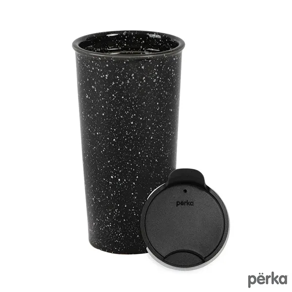 Perka® Salento 14 oz. Double Wall Ceramic Tumbler... from ASI 67866 Logomark/Valumark