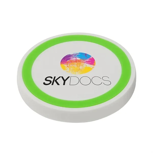 2.75" x 0.38" x 2.75" Boreus wireless charging pad with 20"... from ASI 67866 Logomark/Valumark