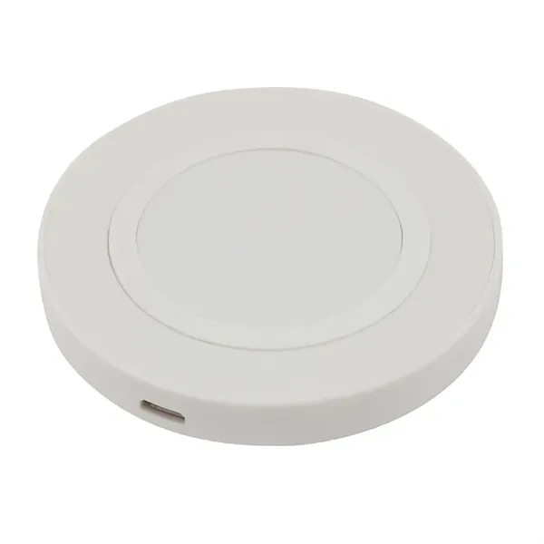 2.75" x 0.38" x 2.75" Boreus wireless charging pad with 20"... from ASI 67866 Logomark/Valumark