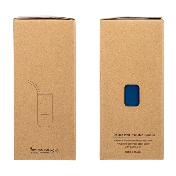 Emmett 16 oz. Double Wall SS/PP Tumbler... from ASI 67866 Logomark/Valumark