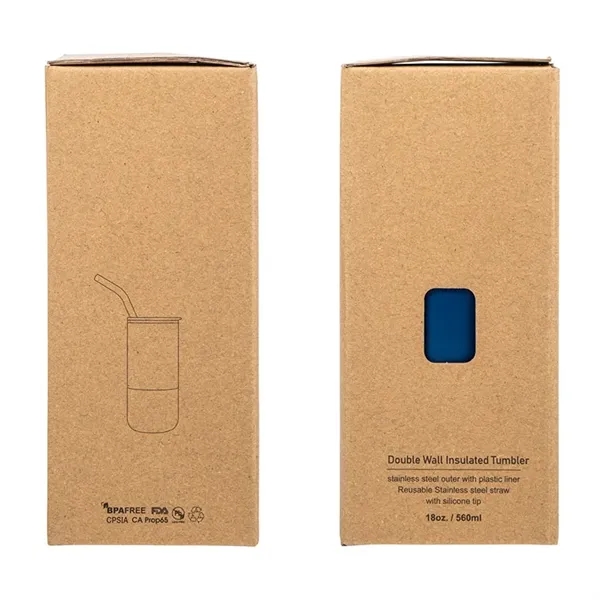 Emmett 16 oz. Double Wall SS/PP Tumbler... from ASI 67866 Logomark/Valumark