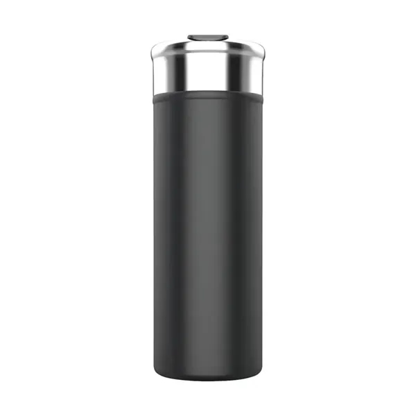 2.94" x 8.25" x 2.94" Esen double-wall stainless steel 18-ounce tumbler... from ASI 67866 Logomark/Valumark