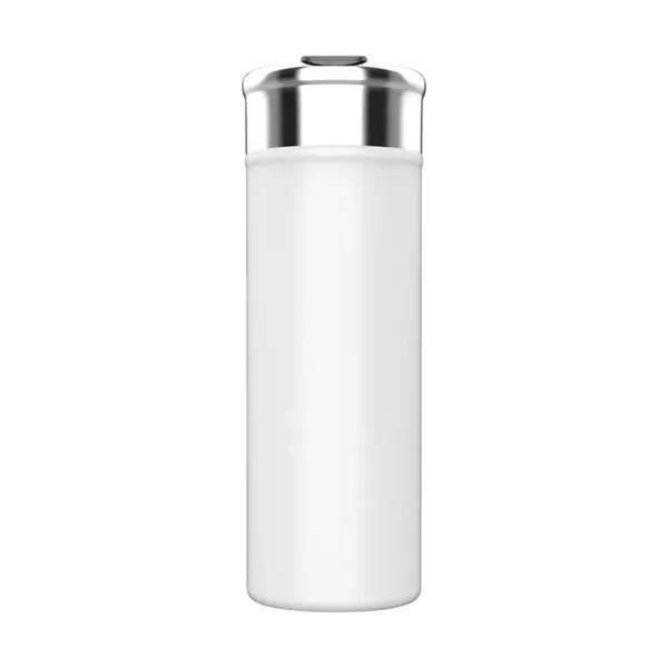 2.94" x 8.25" x 2.94" Esen double-wall stainless steel 18-ounce tumbler... from ASI 67866 Logomark/Valumark