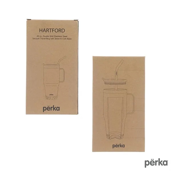 Perka® Hartford 40 oz. Double Wall, Stainless Steel Trave...... from ASI 67866 Logomark/Valumark