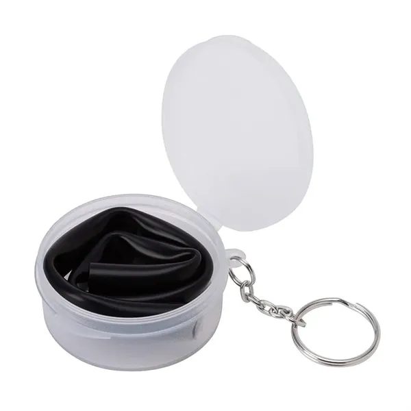 Mai Tai Silicone Straw Keychain Set... from ASI 67866 Logomark/Valumark