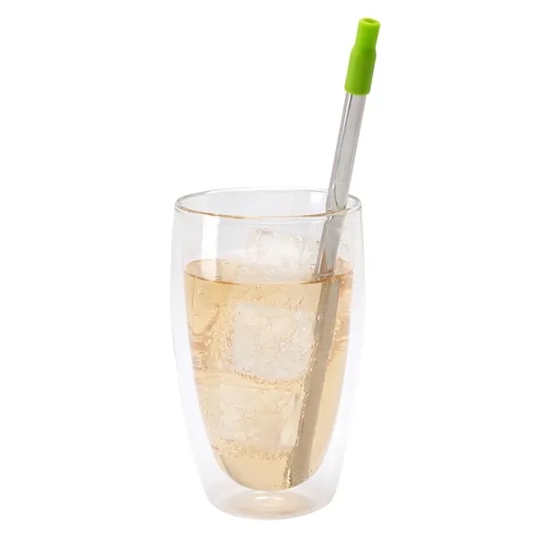 Griffith 3-in-1 Metal Straw, Cutlery Set & Bottle Opener... from ASI 67866 Logomark/Valumark