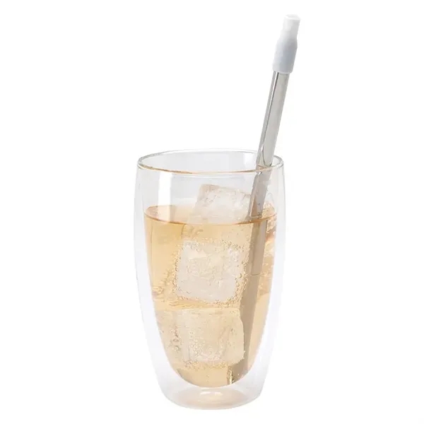 Griffith 3-in-1 Metal Straw, Cutlery Set & Bottle Opener... from ASI 67866 Logomark/Valumark