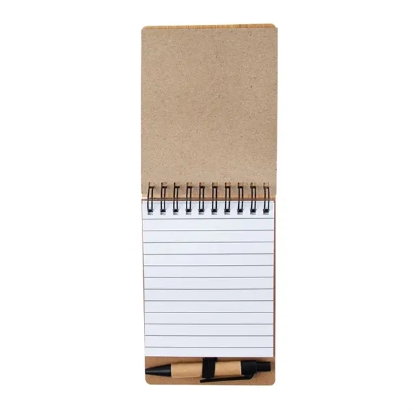 Ridgecrest 3-in-1 Bamboo Jotter w/Pen... from ASI 67866 Logomark/Valumark