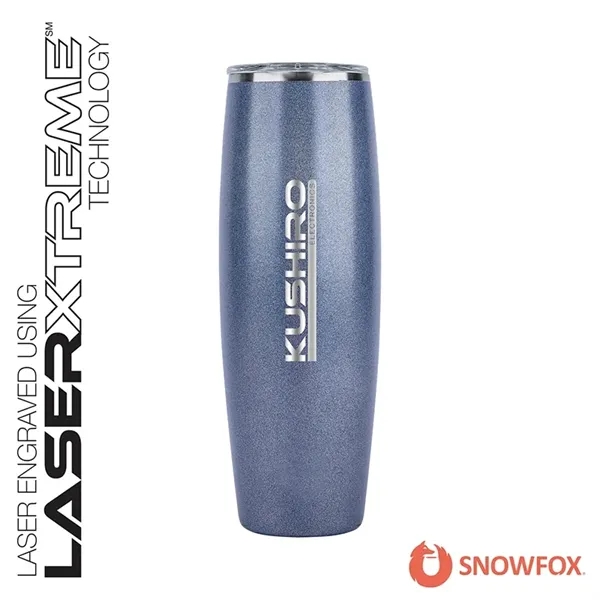 Snowfox® 24 oz. Shimmer Finish Vacuum Insulated Beer Tumbler... from ASI 67866 Logomark/Valumark