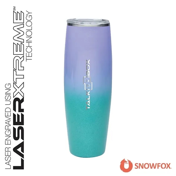 Snowfox® 24 oz. Shimmer Finish Vacuum Insulated Beer Tumbler... from ASI 67866 Logomark/Valumark