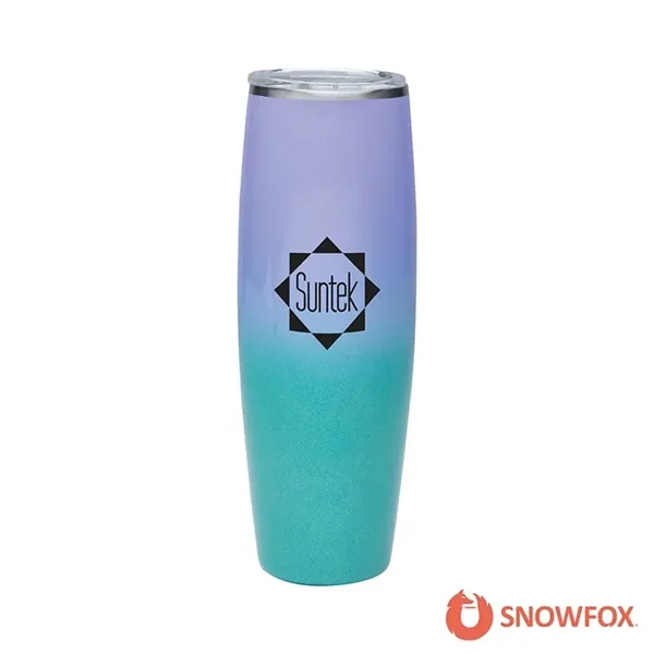 Snowfox® 24 oz. Shimmer Finish Vacuum Insulated Beer Tumbler... from ASI 67866 Logomark/Valumark