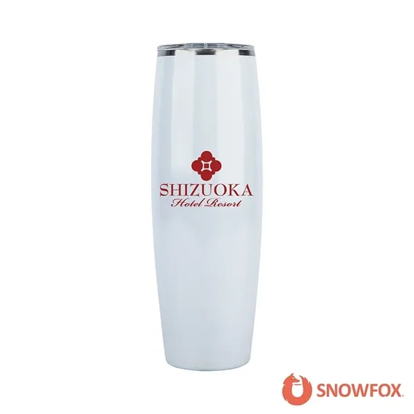 Snowfox® 24 oz. Shimmer Finish Vacuum Insulated Beer Tumbler... from ASI 67866 Logomark/Valumark