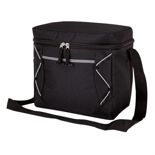 Polyester 16-can cooler bag with PEVA lining; includes 1 1/2" x... from ASI 67866 Logomark/Valumark