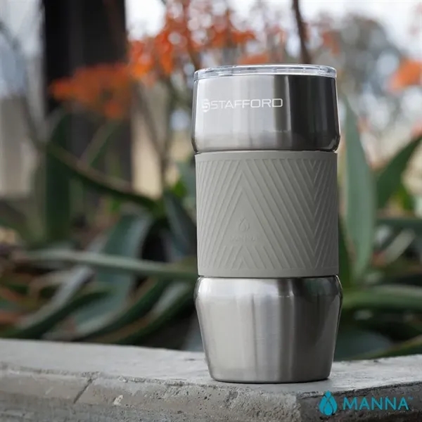 3.88" x 7.06" x 3.88" Manna™ 20 oz. insulated steel tumbler... from ASI 67866 Logomark/Valumark